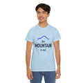 The Mountain Is Out Tee — Minimal Mountain Graphic T-Shirt for Outdoor Lovers