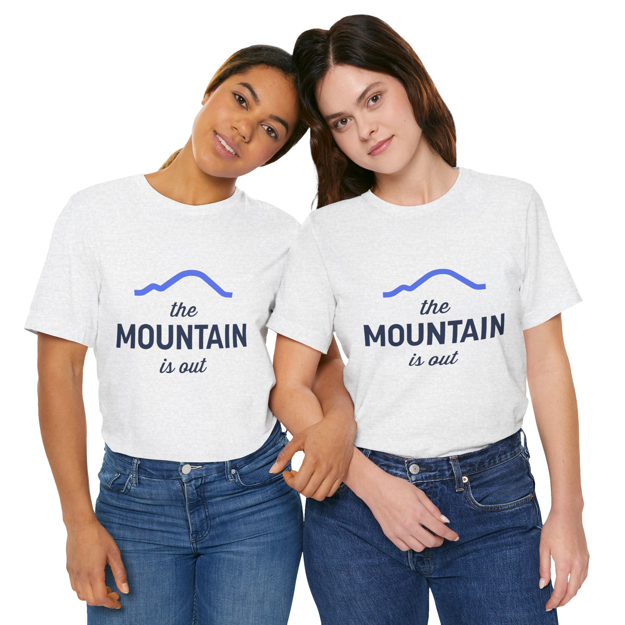 The Mountain Is Out T-Shirt — Minimal Mountain Graphic Tee