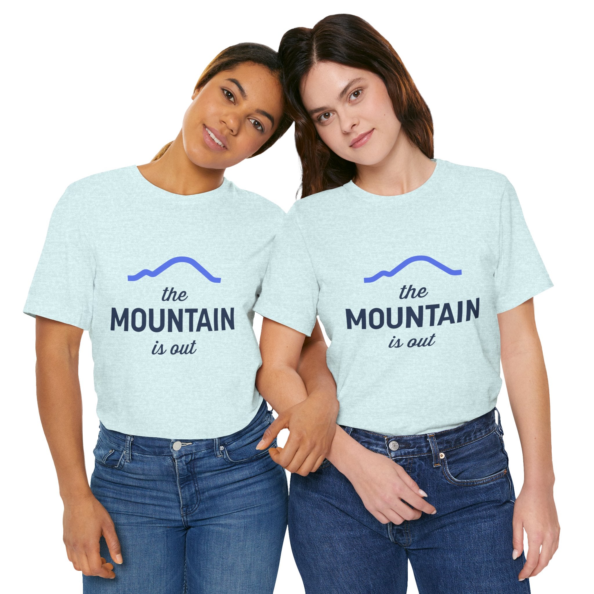 The Mountain Is Out T-Shirt — Minimal Mountain Graphic Tee