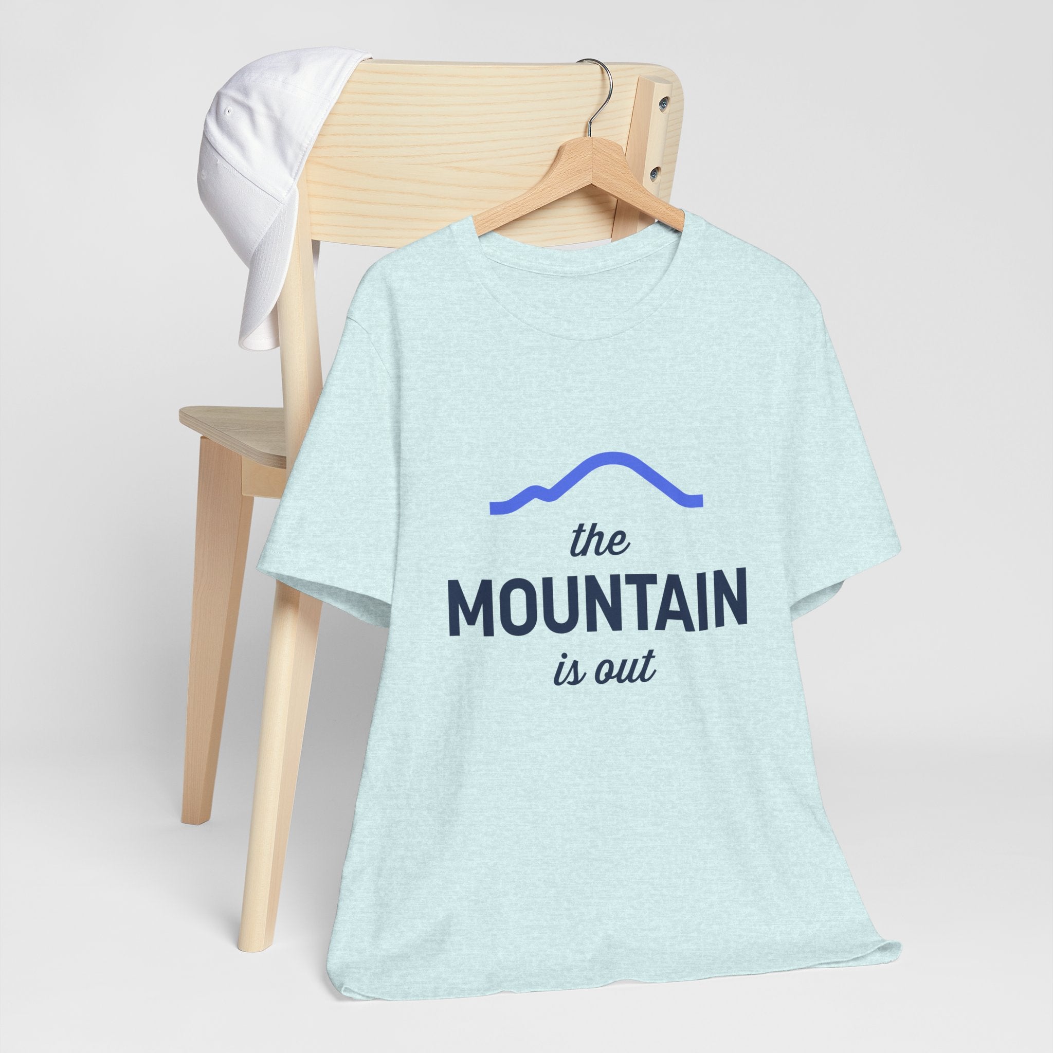 The Mountain Is Out T-Shirt — Minimal Mountain Graphic Tee