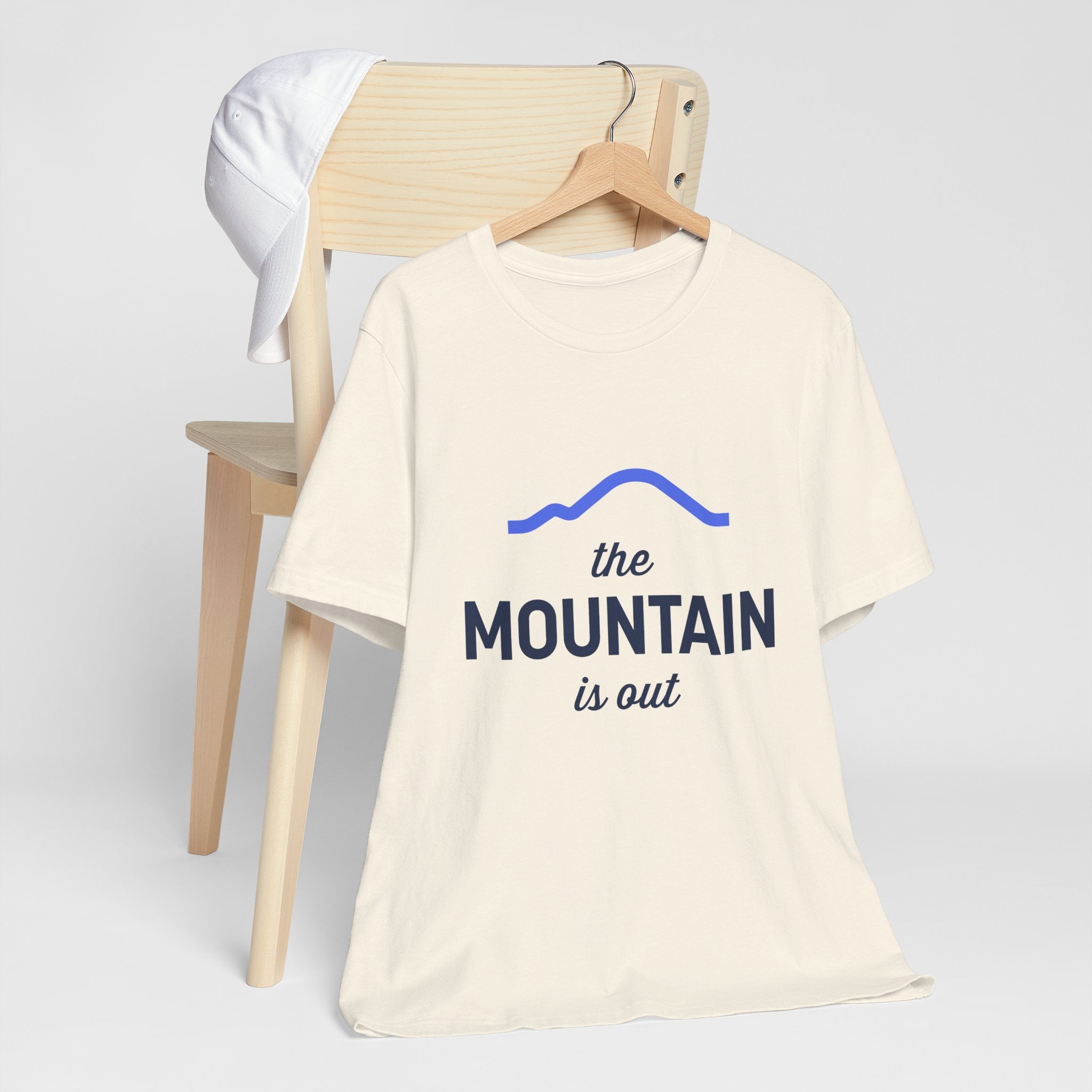 The Mountain Is Out T-Shirt — Minimal Mountain Graphic Tee