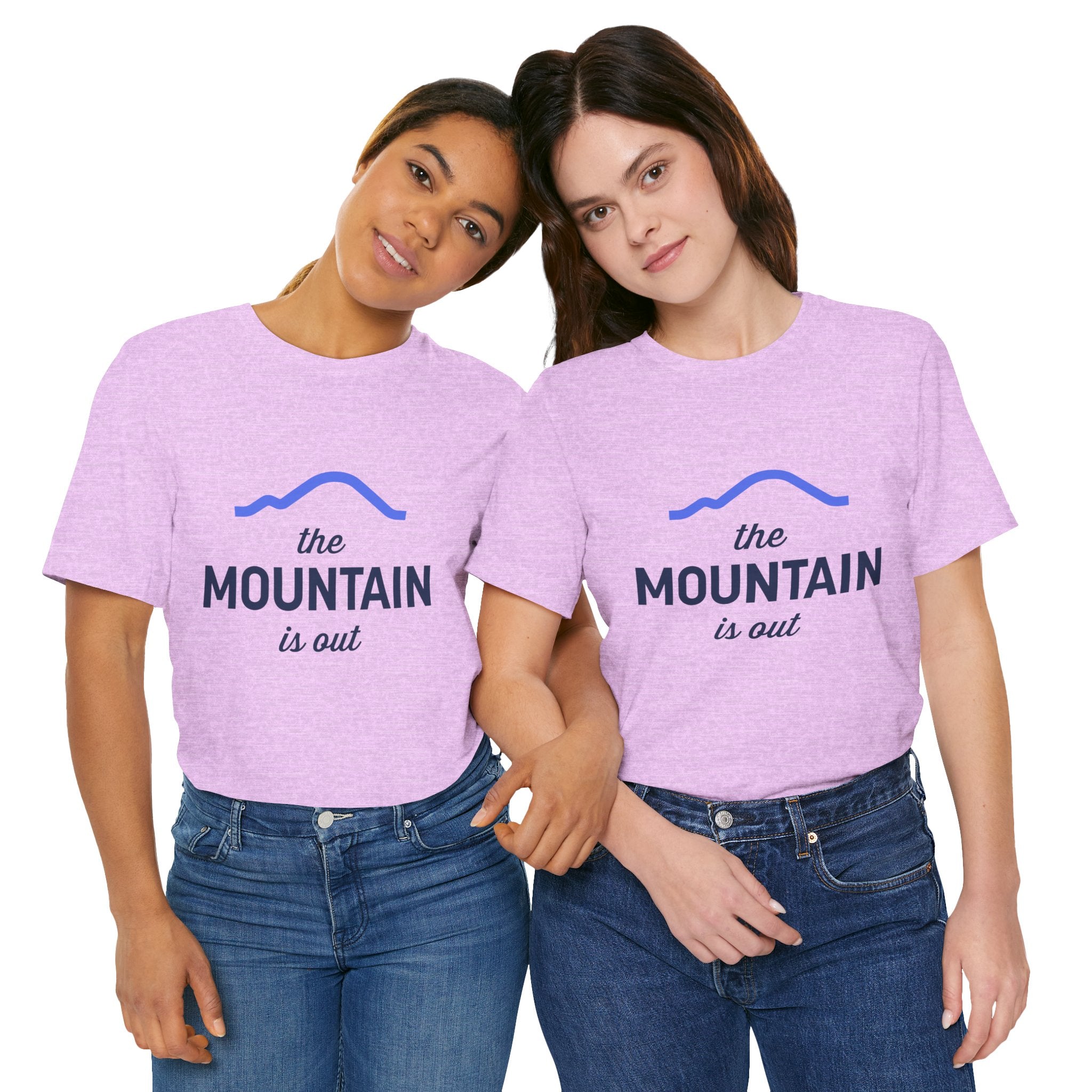 The Mountain Is Out T-Shirt — Minimal Mountain Graphic Tee