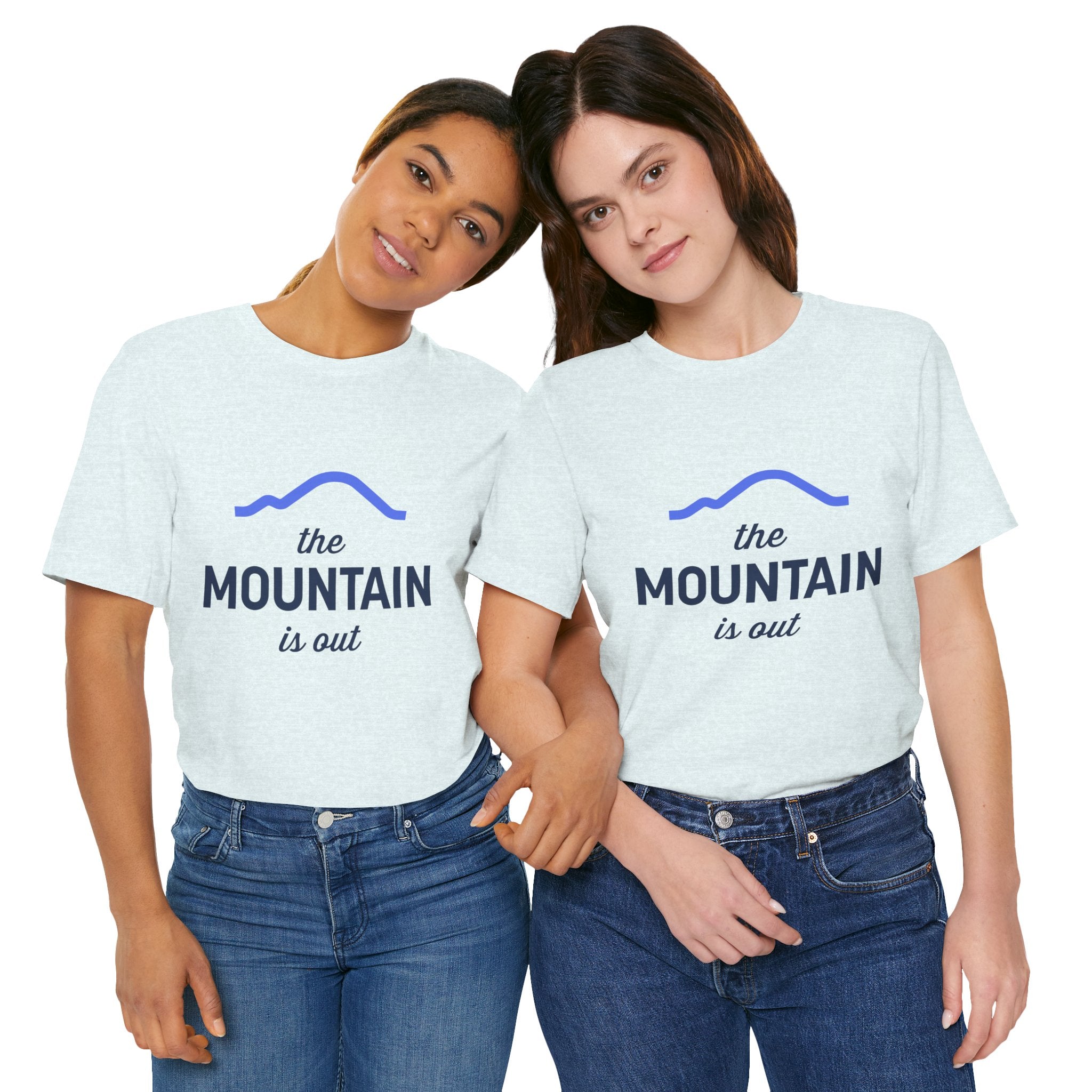 The Mountain Is Out T-Shirt — Minimal Mountain Graphic Tee