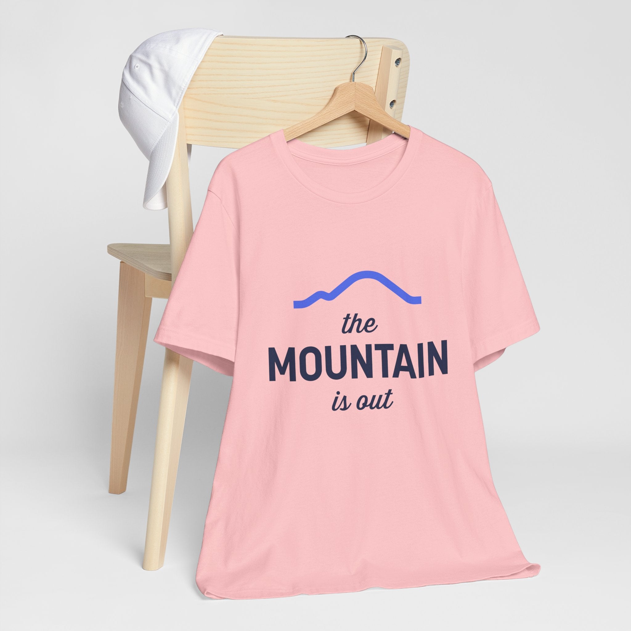 The Mountain Is Out T-Shirt — Minimal Mountain Graphic Tee