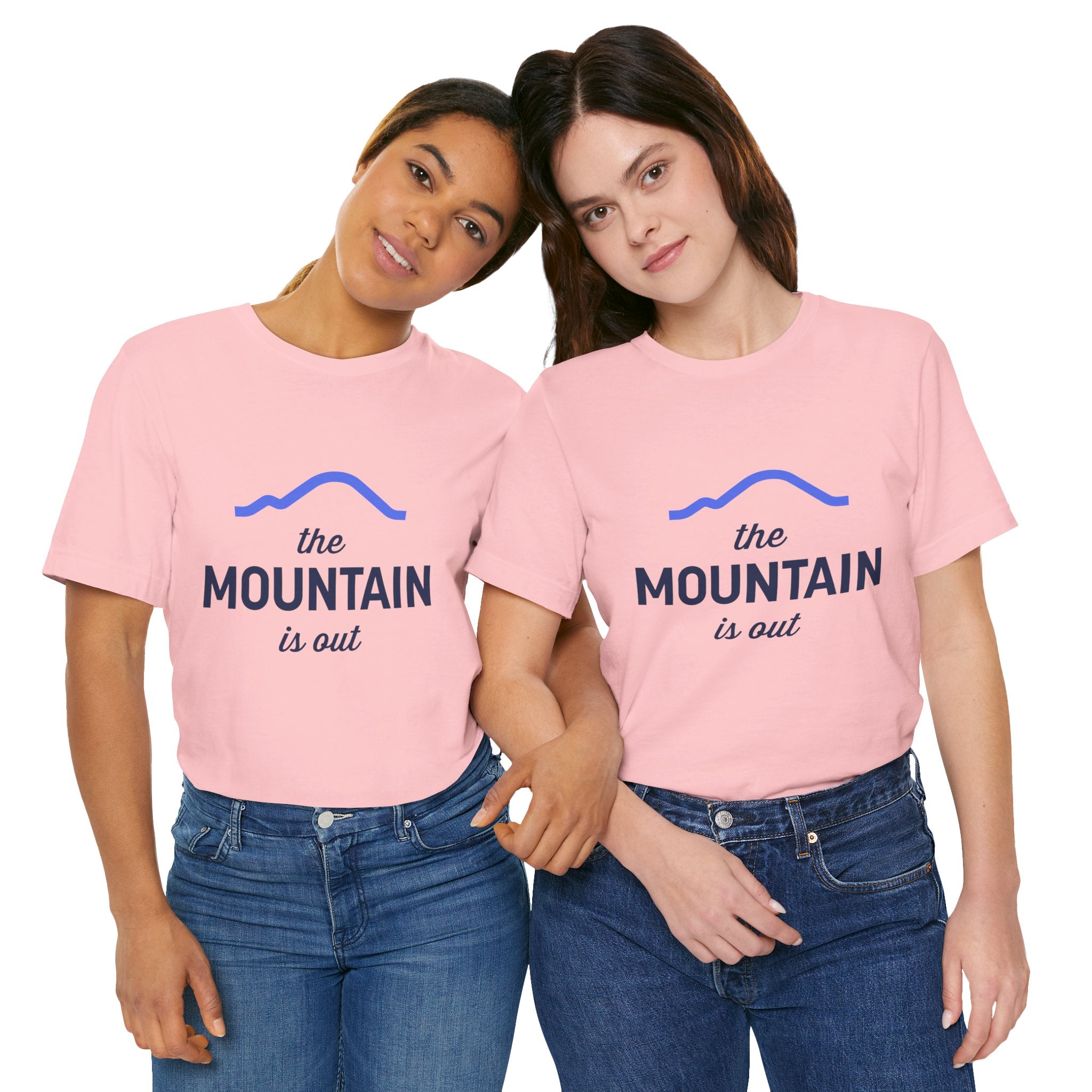The Mountain Is Out T-Shirt — Minimal Mountain Graphic Tee