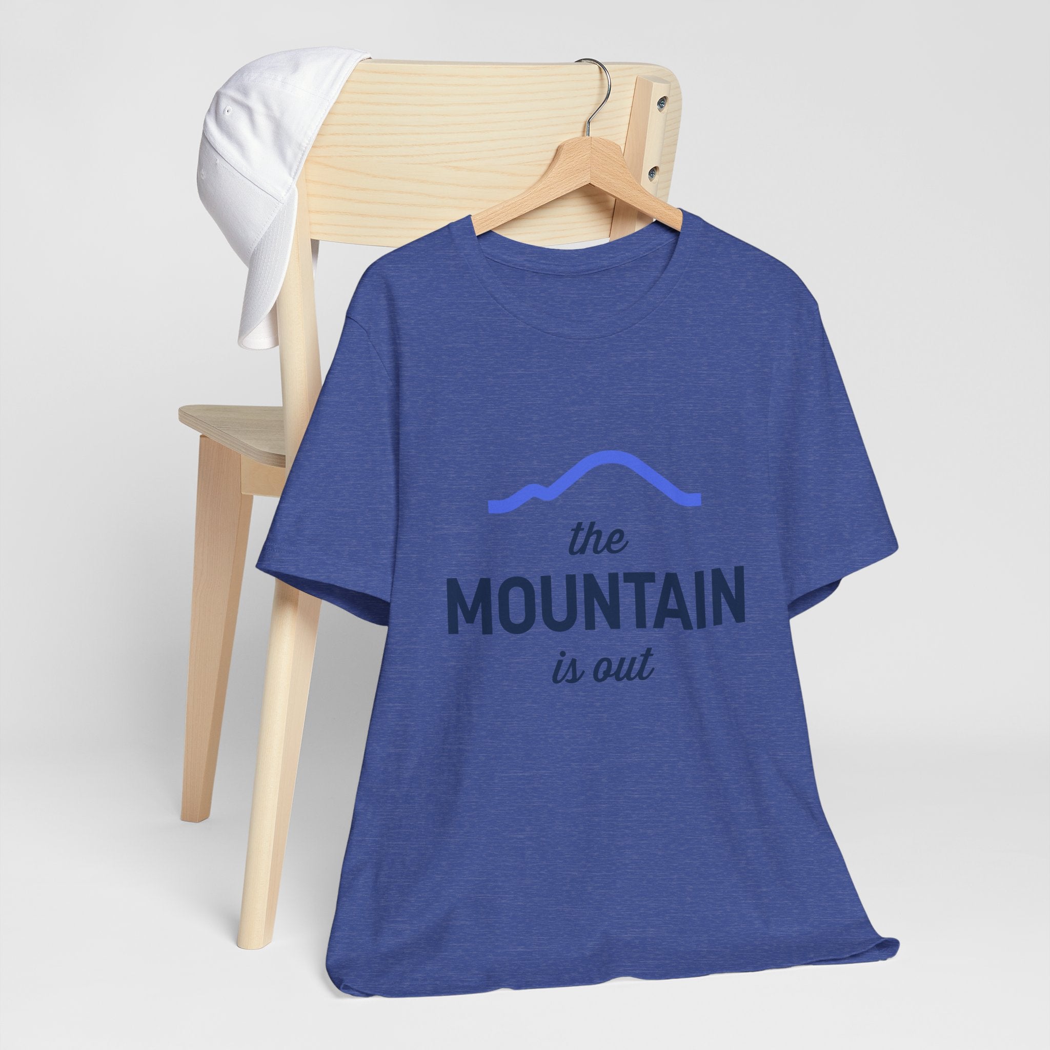 The Mountain Is Out T-Shirt — Minimal Mountain Graphic Tee