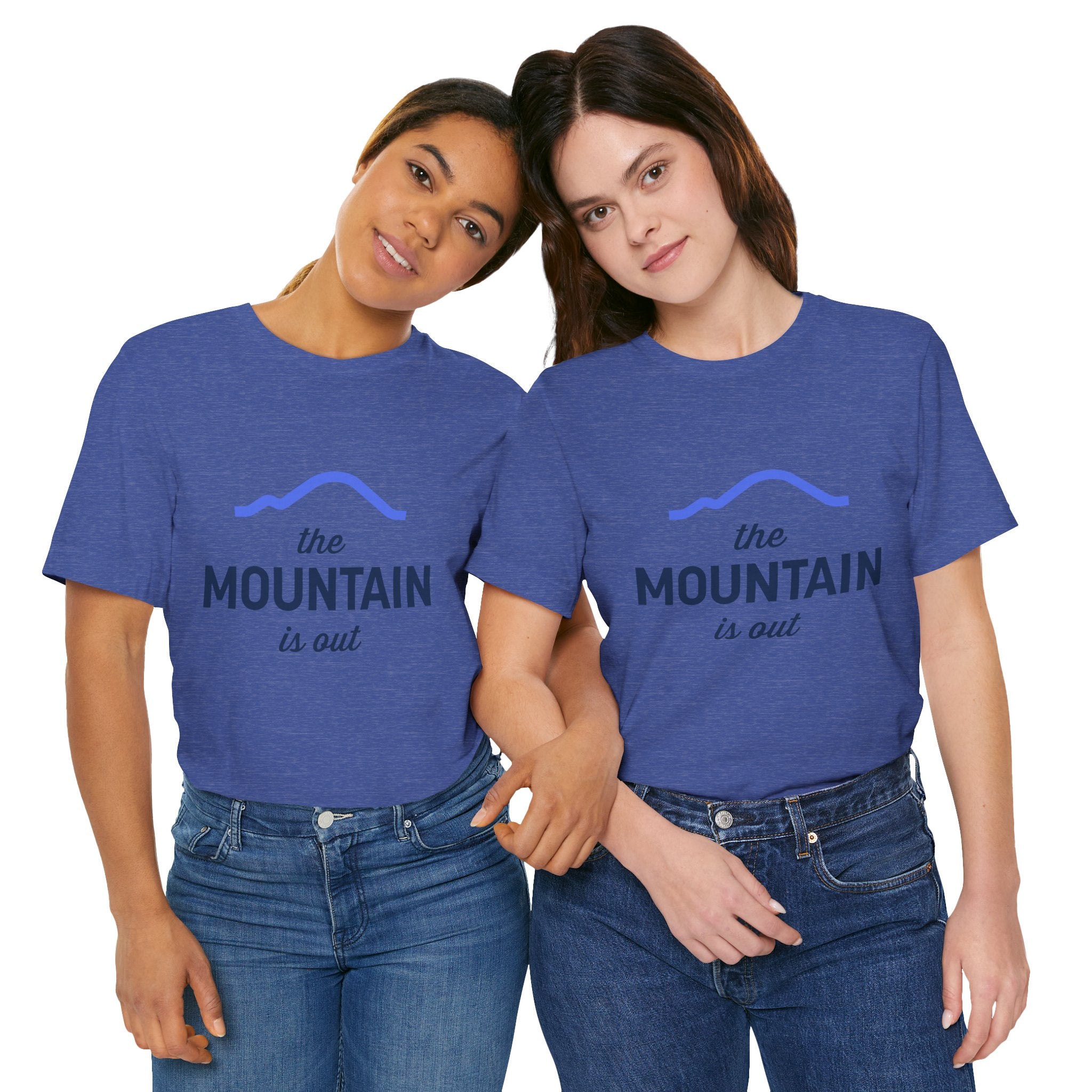The Mountain Is Out T-Shirt — Minimal Mountain Graphic Tee