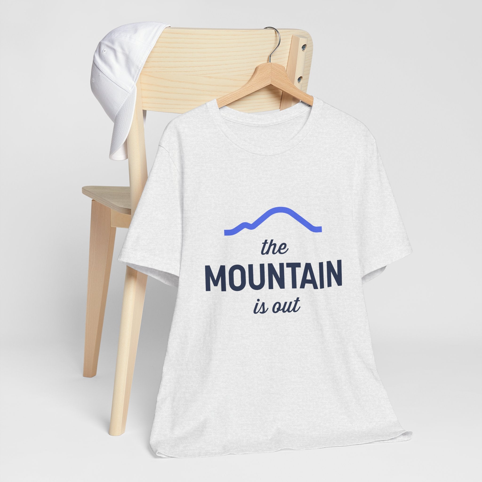 The Mountain Is Out T-Shirt — Minimal Mountain Graphic Tee