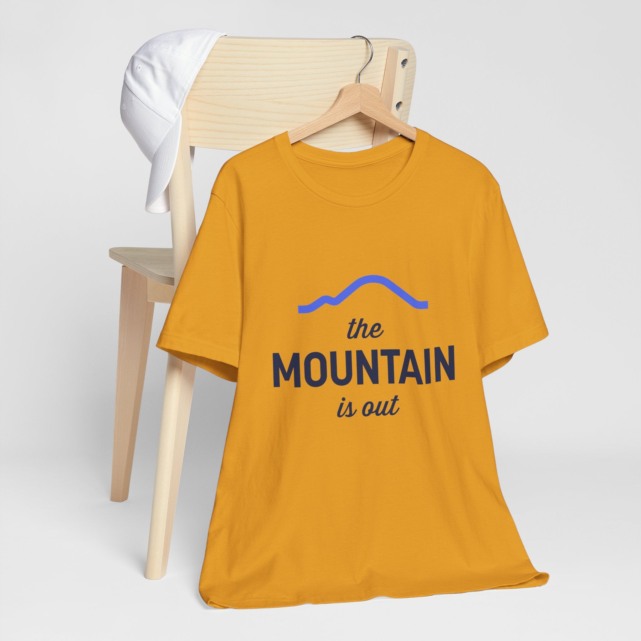 The Mountain Is Out T-Shirt — Minimal Mountain Graphic Tee