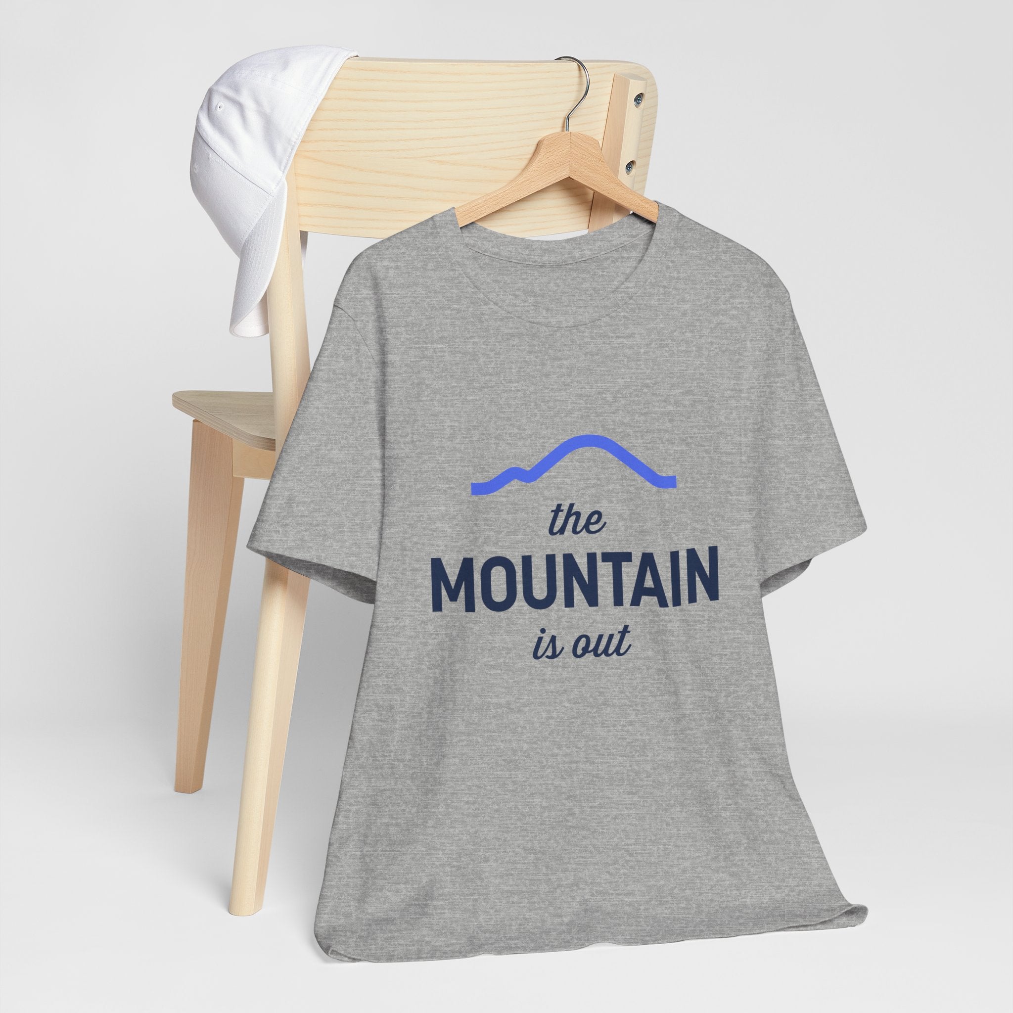 The Mountain Is Out T-Shirt — Minimal Mountain Graphic Tee