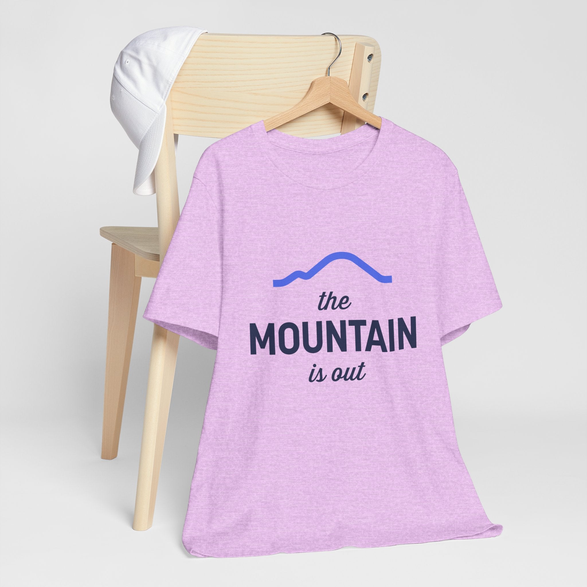 The Mountain Is Out T-Shirt — Minimal Mountain Graphic Tee