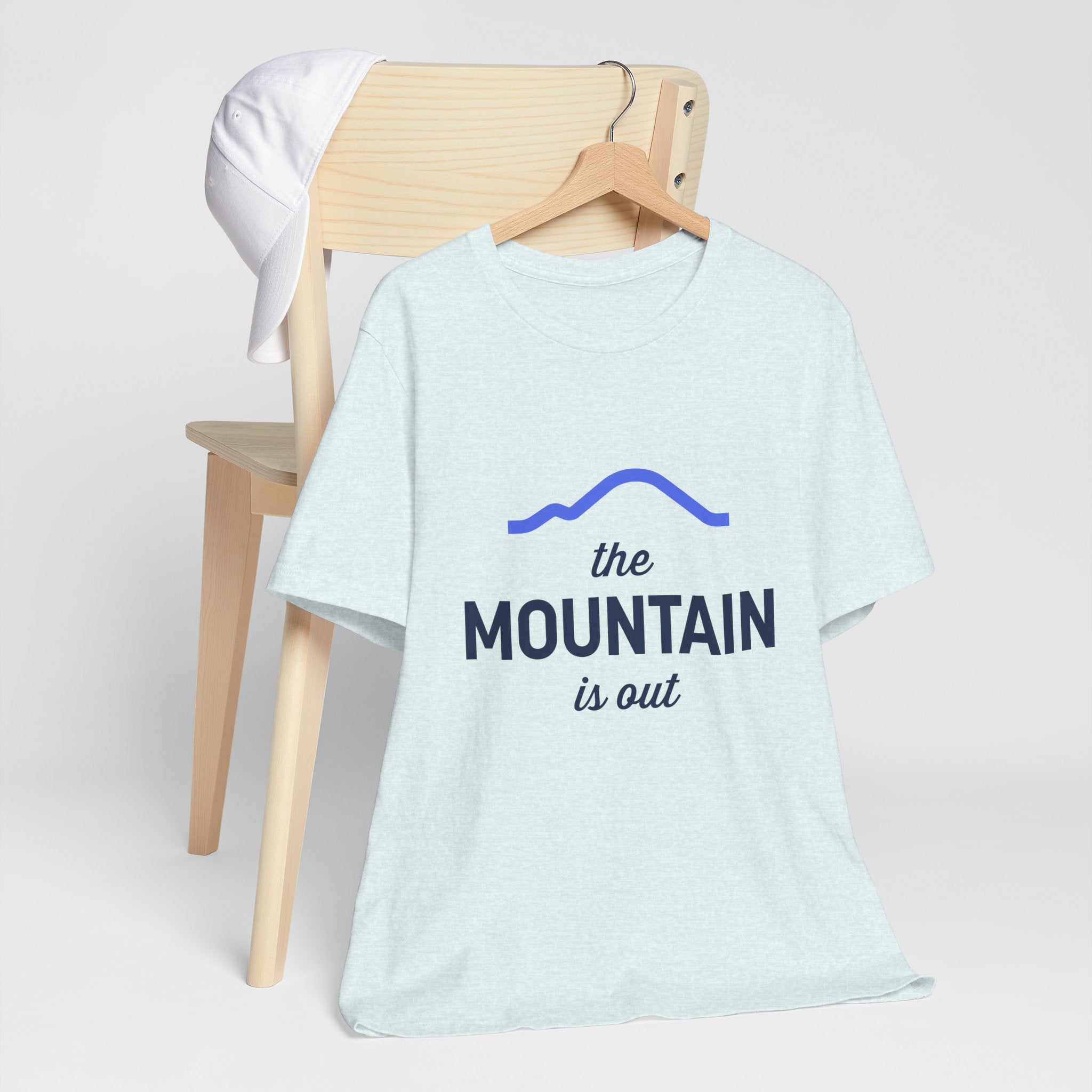 The Mountain Is Out T-Shirt — Minimal Mountain Graphic Tee