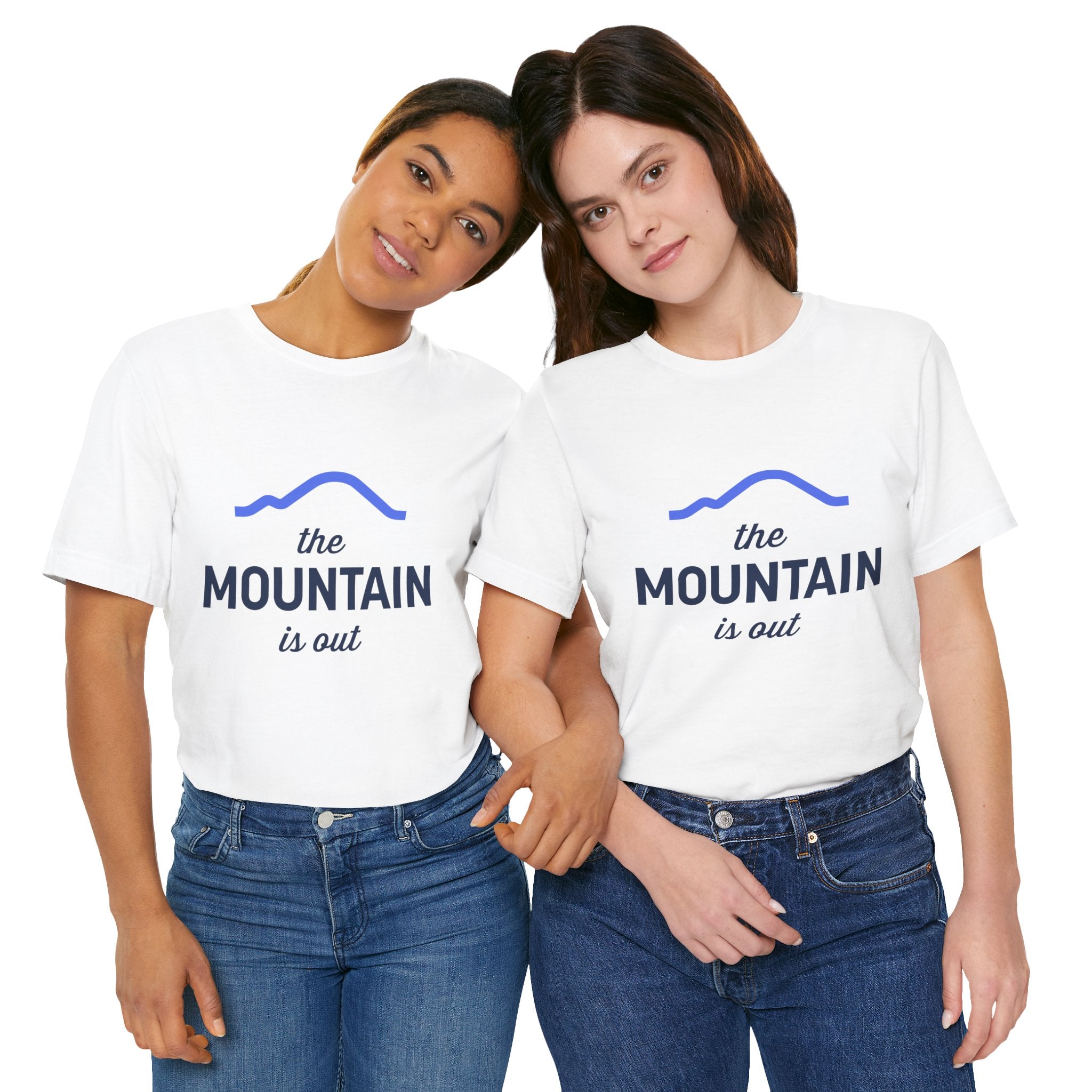 The Mountain Is Out T-Shirt — Minimal Mountain Graphic Tee