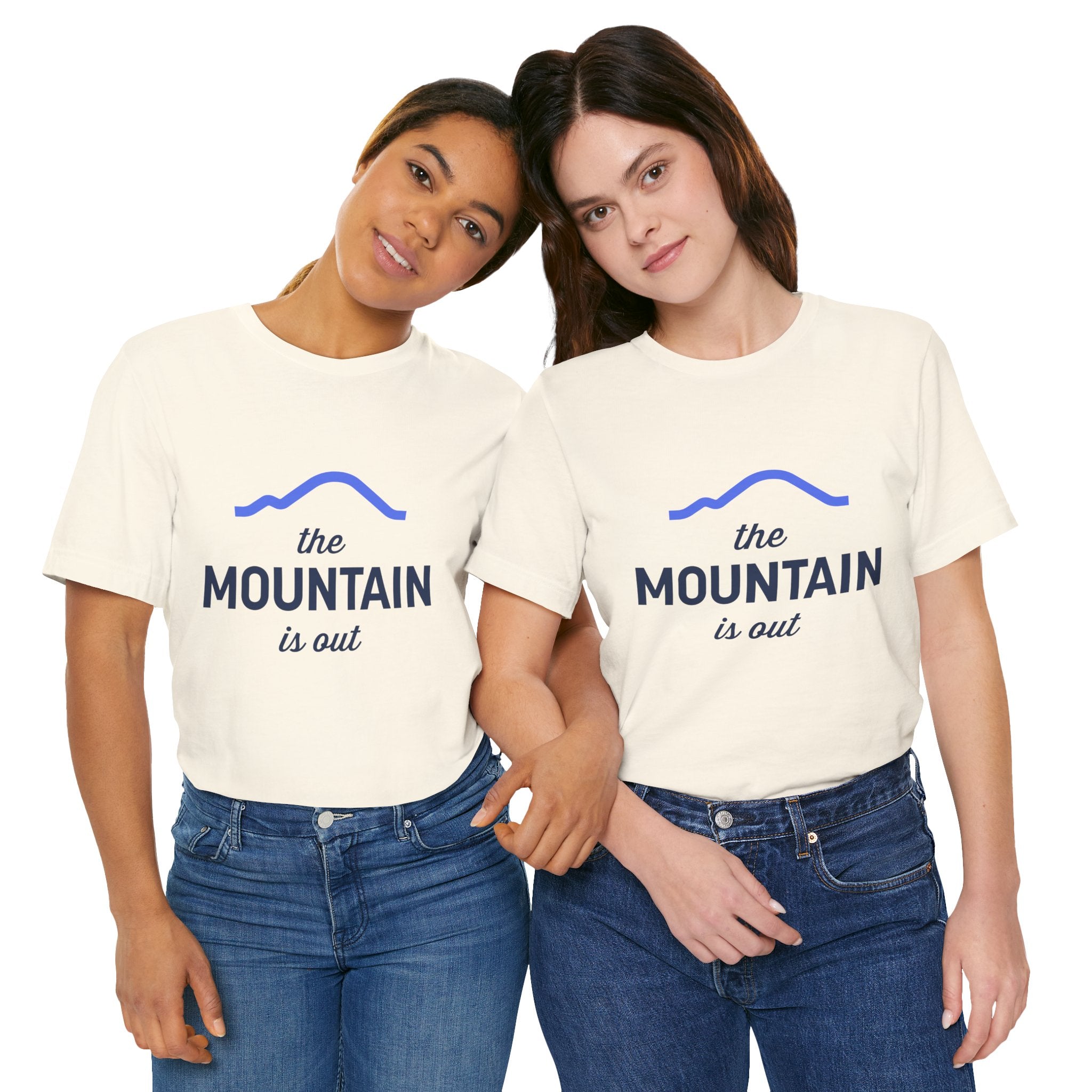 The Mountain Is Out T-Shirt — Minimal Mountain Graphic Tee